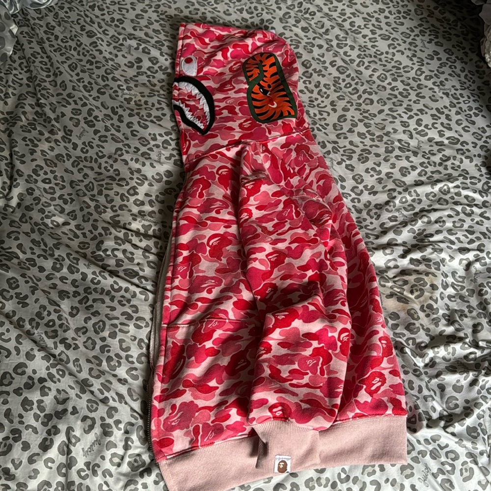 Pink Camo Bape Hoodie